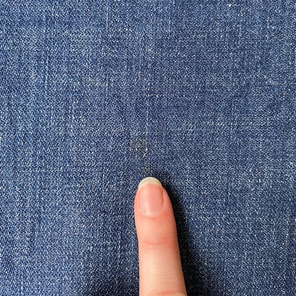 Vintage 70s High Rise XS S 24 Land Lubber Bell Bottoms Dark Wash Hippie Flares - Picture 11 of 11